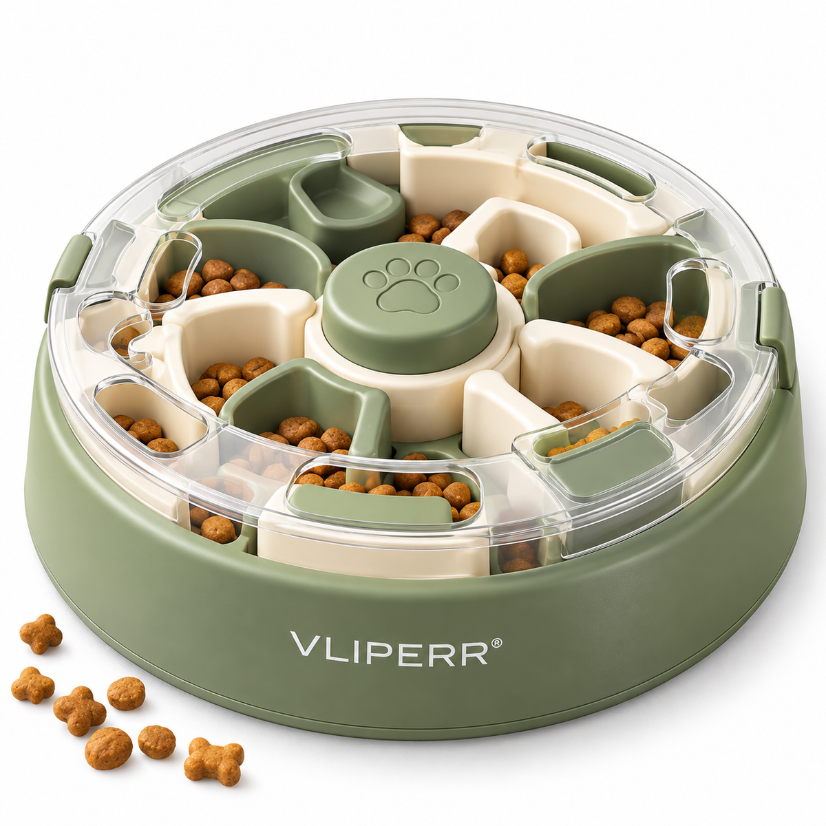 VLIPERR® FeedMate Interactive Slow Feeder Puzzle Bowl
