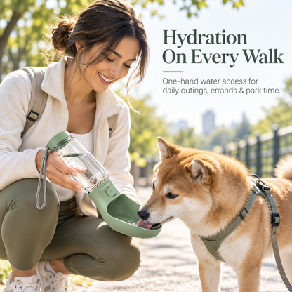 VLIPERR® AquaPaw Portable Pet Water Bottle & Drinking Bowl