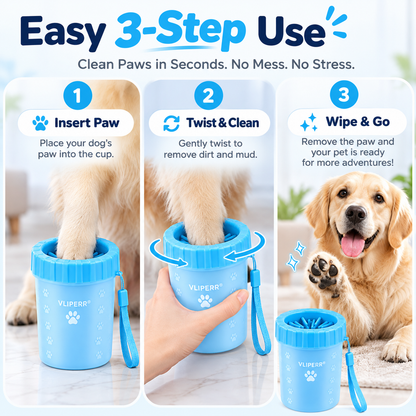 VLIPERR® PawClean Silicone Pet Paw Washer Cup