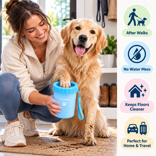 VLIPERR® PawClean Silicone Pet Paw Washer Cup