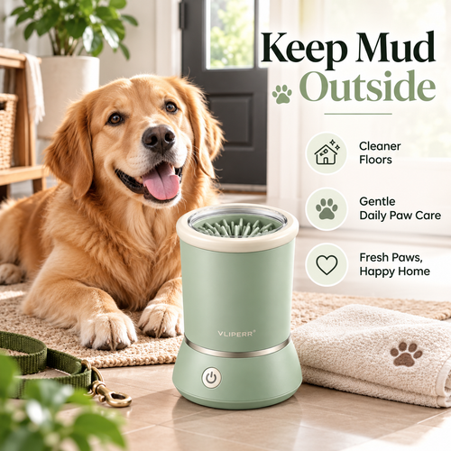VLIPERR® PawFresh One-Touch Pet Paw Washer & Massager
